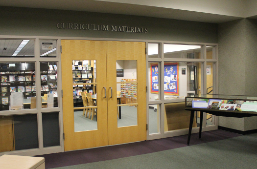 The Curriculum Materials Center entrance